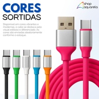 Cabo USB-C 2m: Carregamento Rápido e Durável - imagem 2