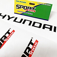 Adesivo Capô Hyundai HR: Preto Resinado e Durável - imagem 2