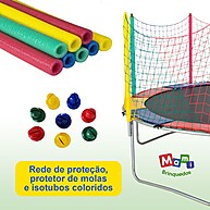 Cama Elástica 4,27m sem Emenda – Diversão Segura e Durável - imagem 2