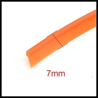 Fita Decorativa Flexível Laranja 8m x 7mm - Acabamento Automotivo Durável - imagem 3