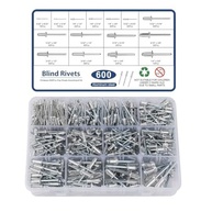 Kit Completo 600 Rebites Pop Alumínio 15 Tamanhos - Solução Durável para Seus Projetos - imagem 2