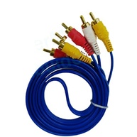 Cabo RCA Azul 1.5m 3+3: Conecte sua TV, DVD e Áudio com Qualidade! - imagem 5