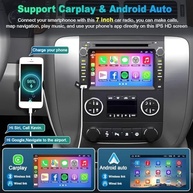 Central Multimídia Chevrolet Silverado/GMC Sierra 7" IPS com CarPlay/Android Auto e DVD - imagem 4