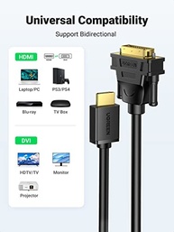 Cabo HDMI para DVI 24+1 UGREEN: Conexão 1080p de Alta Velocidade para Sua TV e Projetor - imagem 3