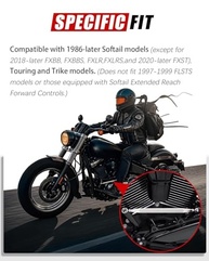 Alavanca de Câmbio Slot Longo Preta para Harley Davidson: Road King, Softail, Dyna (1986-2024) - imagem 4