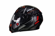 Capacete Peels U-RB2 Dynamic Preto e Vermelho Fosco: Estilo e Segurança para Sua Pilotagem - imagem 3