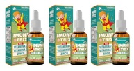 Kit 3x Imunitrix Kids (Vit. C +D+Zinco) 30ml Sabor Morango - Flora Nativa do Brasil - imagem 2