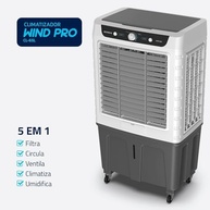 Climatizador Mondial Wind Pro 5 em 1 - 65L, 260W, Filtro e Umidificação - imagem 4