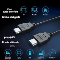 Cabo HDMI 4K 2.0 Ultra HD 1 Metro: Imagem Incrível e Conexão Perfeita para PS5, Xbox e TVs - imagem 3
