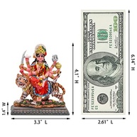 Estátua Maa Durga 10,4 cm - Escultura Hindu para Decoração e Pooja - imagem 4