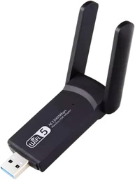 Adaptador Usb Wifi Wireless Dual Band Ac1200 5ghz e 2.4ghz 1200mbps Duas Antena - imagem 1