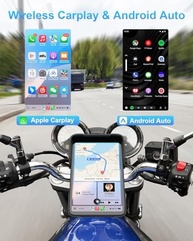 Tela CarPlay Moto HD 12,7cm: Navegação GPS Inteligente com Apple CarPlay e Android Auto - imagem 3