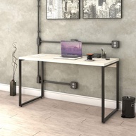 Mesa de Escritório Industrial 1,35m - Design Moderno e Resistente | Compace Kuadra - imagem 1