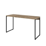 Mesa Dinâmica 135x50x75cm em Carvalho com Estrutura Preta – Moderna, Resistente e Versátil - imagem 3