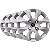 Jogo de Calotas Aro 14 Prata para Peugeot 206, 207 e 307 com Emblema Preto - imagem 2