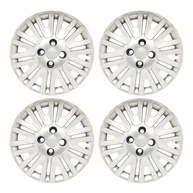 Kit 4 Calotas Aro 14 Prata para Gol G5 Power (2009-2010) - Design Moderno e Proteção - imagem 2