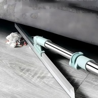 Rodo e Vassoura Mágica 2 em 1 de Silicone com Cabo Ajustável 1,40m - Limpeza Eficiente e Sem Esforço - imagem 4