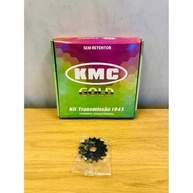 Kit Relação KMC Gold CG Titan 150 2004-2015: Coroa, Pinhão e Corrente Premium - imagem 5