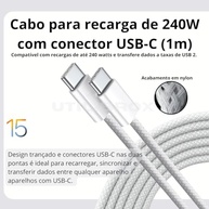 Carregador Turbo 25W USB-C para iPhone 16/15 e Android: Carregamento Rápido e Seguro - imagem 4