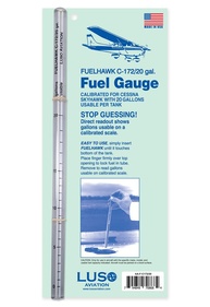 Indicador de Combustível Luso Aviation Fuelhawk para Cessna 172 (20 Galões) - Precisão e Confiabilidade - imagem 1