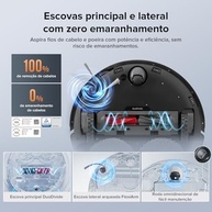 Roborock Qrevo Edge S5A - Robô Aspirador e Esfregão com 18.500Pa, Zero Emaranhamento e Lavagem Automática - imagem 3