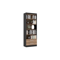 Estante Livreiro Multiuso com 2 Gavetas – Organização Moderna para Casa e Escritório - imagem 1