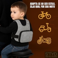Colete de Segurança Infantil para Moto: Proteção e Conforto para Crianças de 2-12 Anos - imagem 5