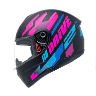 Capacete Fly Drive 2 HG Atitude Preto Fosco/Rosa - Segurança e Estilo para sua Moto - imagem 3