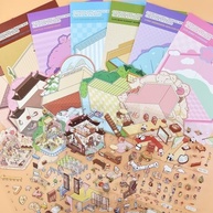 Stickers 3D DIY - Coleção de Cenas para Crianças e Adultos - Kit com 20 Temas e Acessórios - imagem 5