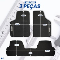 Tapete Borracha Personalizado Meriva 2002-2012 - Proteção e Estilo para Seu Carro - imagem 3