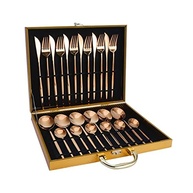 Conjunto de Jantar 24 Peças em Aço Inox com Caixa de Presente - Utensílios Minimalistas e Resistentes - imagem 2