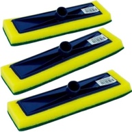 Rodo Abrasivo Refil com Esponja 26 cm - Limpeza Profunda para Pisos, Azulejos e Piscinas - 3 Unidades - imagem 2