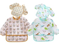 Babador manga longa BLW Kit 2Unds - Dino e Urso - imagem 2