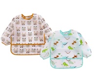 Babador manga longa BLW Kit 2Unds - Dino e Urso - imagem 3
