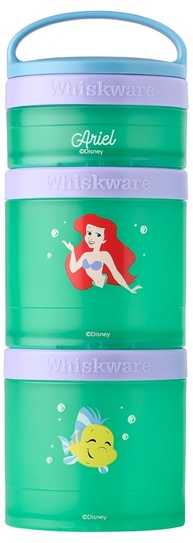 Conjunto de Copos Empilháveis Disney Princess - 3 Frascos Divertidos para Lanches Escolares e Viagens - imagem 1