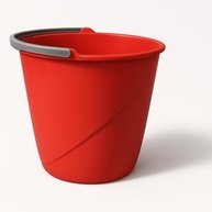 Kit com 3 Baldes Plásticos 8L com Alça Reforçada - Ideal para Limpeza e Jardinagem - imagem 3