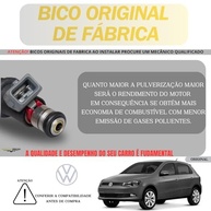 Kit 4 Bicos Injetores VW Gol Fox Voyage 1.0/1.6 Flex 8v IWP176 - Desempenho e Economia - imagem 4