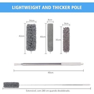 Kit 4 Peças de Limpeza de Pó com Cabo Extensível - Lavável e Versátil para Casa - imagem 3