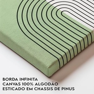 Kit 3 Quadros Decorativos Canvas 40x50 cm | Arte Abstrata Moderna para Sala, Quarto e Corredor - imagem 5