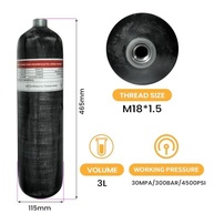 Tanque de Ar PCP TUXING 4500psi: Potência e Segurança em Fibra de Carbono 3L - imagem 3