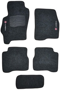 Tapete Carpete Grafite 5 Peças Fiat Linea (2008-2012) - Proteção e Estilo Premium - imagem 1