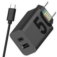 Carregador Turbo 50W USB-C LAGUS IMP.: Potência Máxima para iPhone 15, Samsung e Mais! - imagem 1