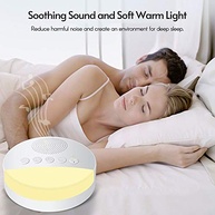Máquina de Ruído Branco para Dormir com 6 Sons Suaves e Luz de Respiração Inteligente - imagem 5