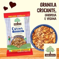 Mãe Terra Granola Crocante, Vegana, Rica em Fibras com Chia, Linhaça e Gergelim, 750g - imagem 3