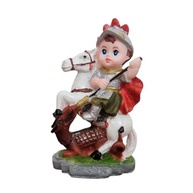 Imagem de São Jorge Infantil em Resina 8 cm - Decoração e Fé para Crianças - imagem 2