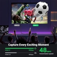Cabo Extensor HDMI 2.1 MPOWER 8K 60Hz 0.5M: Imagem 3D e Velocidade 48Gbps - imagem 4