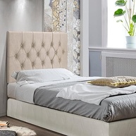 Cabeceira Capitonê para Cama Box Solteiro 90x56cm em Suede Areia - Design Moderno e Fácil Instalação - imagem 3
