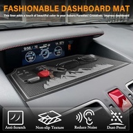 Tapete de Painel Antiderrapante Cinza para Subaru Crosstrek, Forester e Impreza (2012-2018) - imagem 4