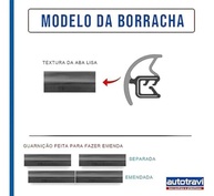 Borracha de Porta Prisma G2 (2012-2019) - Vedação Completa Dianteira e Traseira - imagem 3