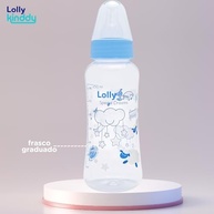 Lolly Mam 250ml Silicone Rosa Azul - Bico Macio e Livre de BPA - imagem 4
